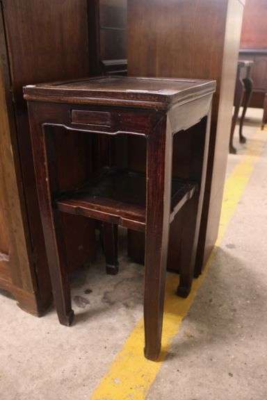 Chinese Hardwood Incense Stand