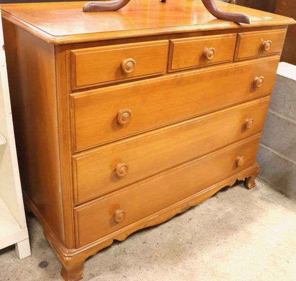 Vintage Farmhouse Maple Chest