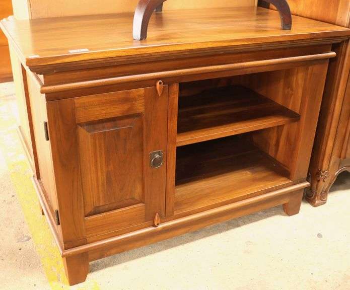 Crate & Barrel Mango Wood Diminutive Credenza