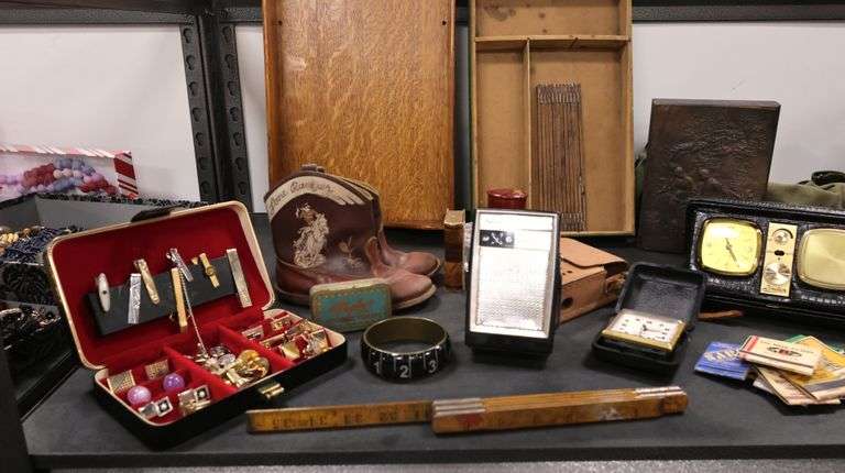 Lot of Vintage Cufflinks, Costume Jewelry, Kids Lone Ranger Boots ...