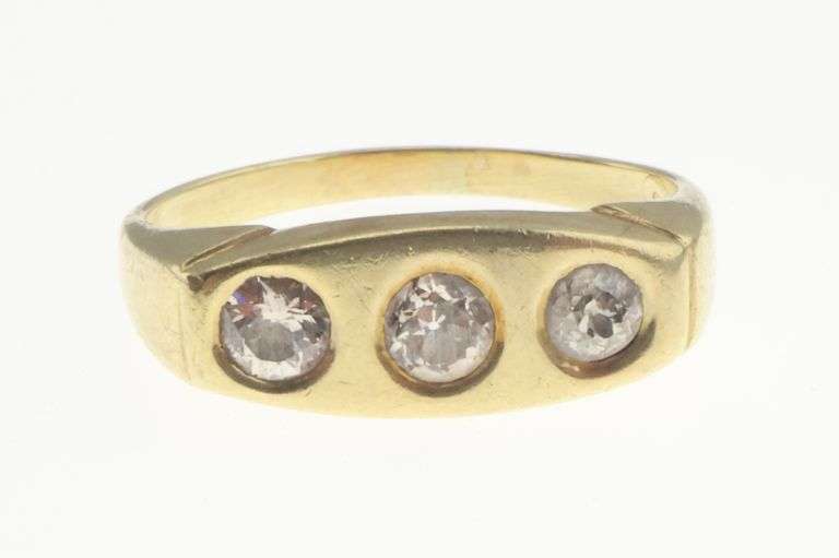 14k Gold Vintage 0.35 ct Diamond Band/Ring 4.0g