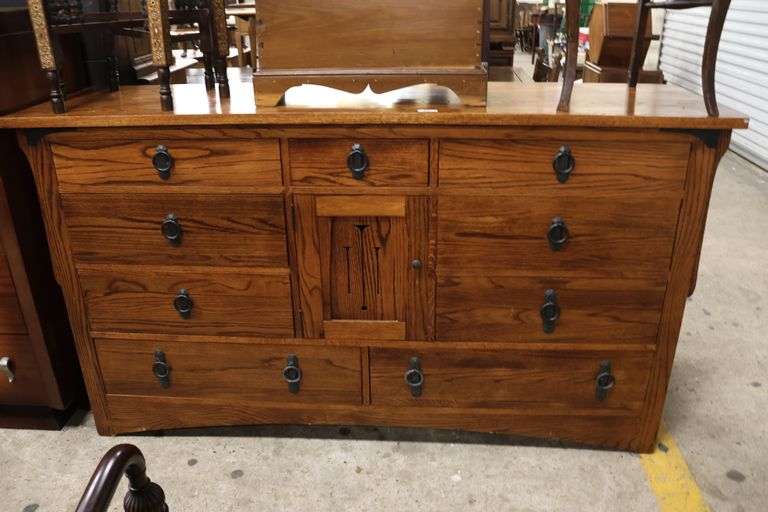 Mission Style Oak Dresser