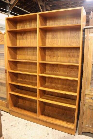 Hundevad MCM Teak Double Bookcase
