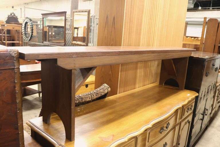Vintage Farmhouse Softwood Bench