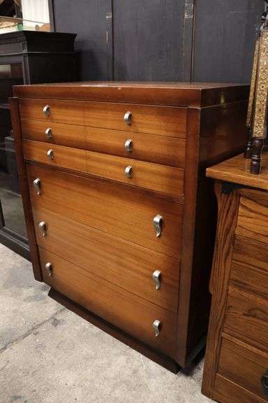Sieling MCM Mahogany Chest, Chips
