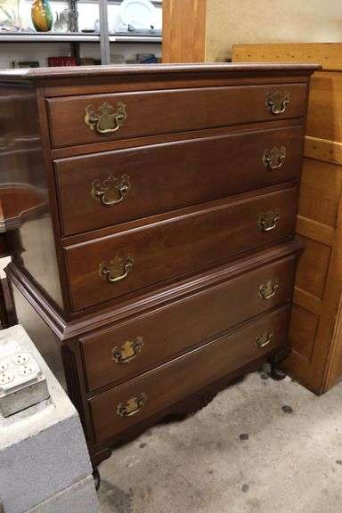 Taylor Made Colonial Revival Mahogany Chest