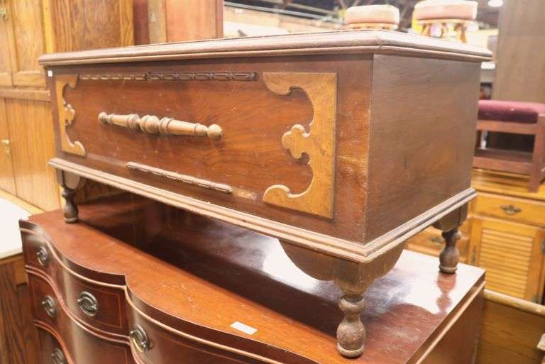 Depression Era West Branch Cedar Chest, Chips and Wear