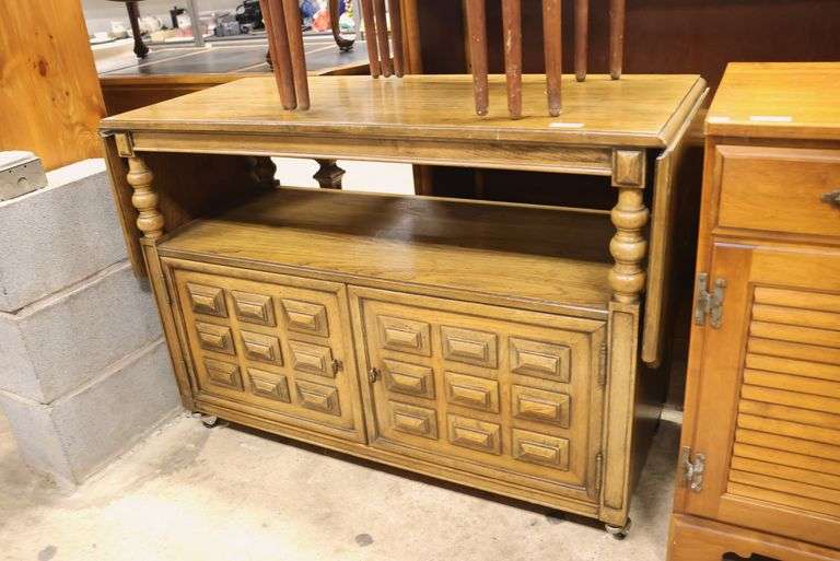 MCM Drop Leaf Bar Server