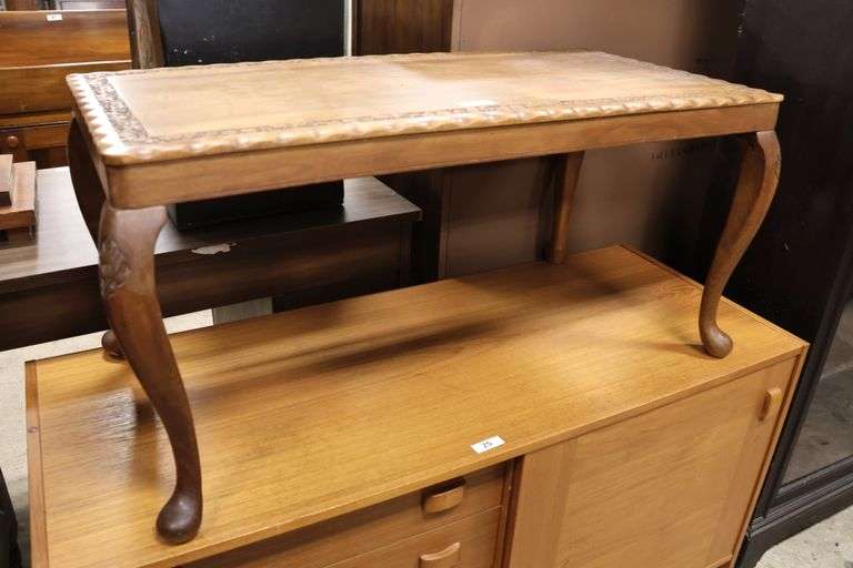 Anglo-Indian Carved Hardwood Coffee Table