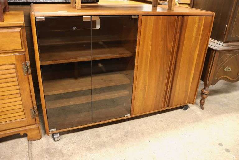 MCM Walnut Entertainment Credenza