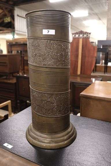 Victorian Brass Umbrella Stand