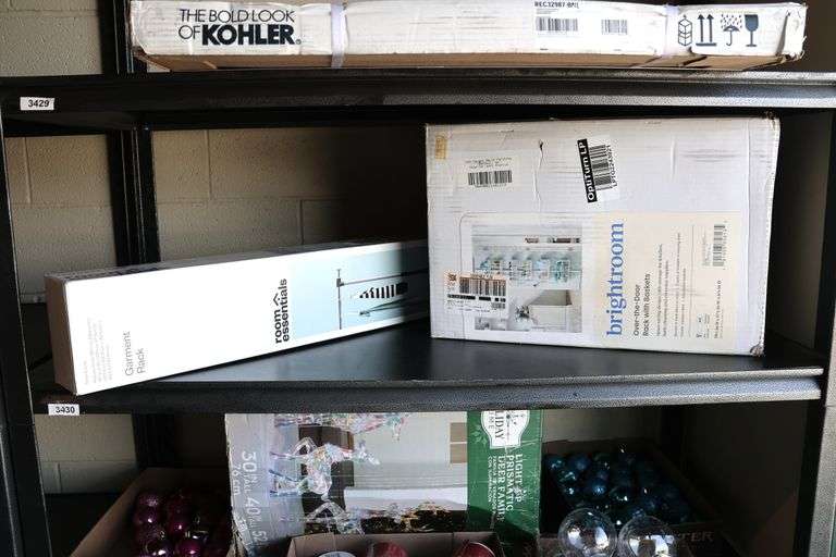 Clothes Rack Packaging New (Guaranteed): Garment Rack and Over-The-Door Rack with Baskets ...