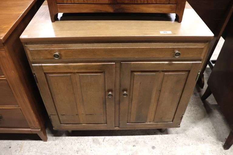 MCM Liquor Cabinet with Laminate Top
