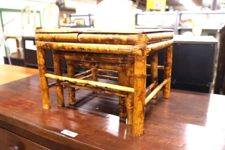 MCM Scorched Bamboo Nesting Stands