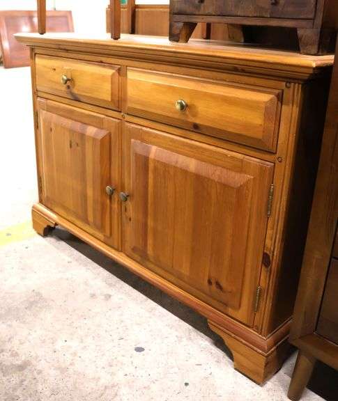 Vintage Farmhouse Pine Server