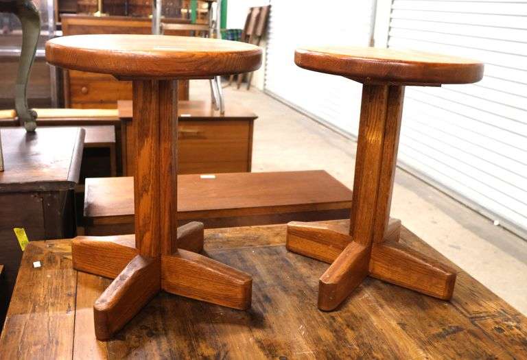 Pair MCM X-Base Cocktail Tables