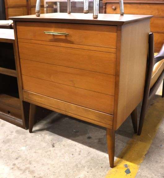 MCM Walnut Record Cabinet
