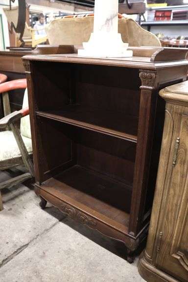 Depression Era Walnut Bookshelf