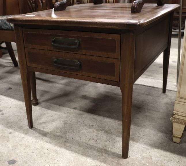 Lane MCM Walnut End Table, As-Is