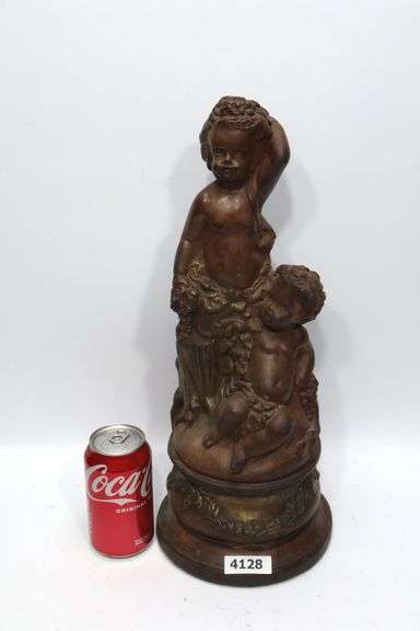 Reproduction Putti Reproduction Victorian Style Composition Putti Statue - Dixon's Auction ...