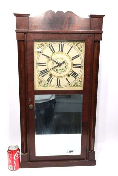 Jason Rawson Holden Massachusetts Mahogany Cased Shelf Clock - Dixon's ...