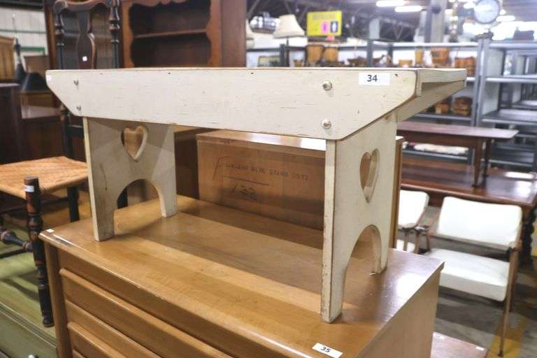 Modern Farmhouse Painted Bench
