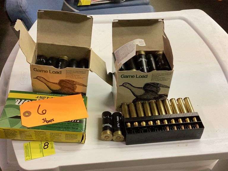 2 boxes of 12g & 30-06 shells some fired