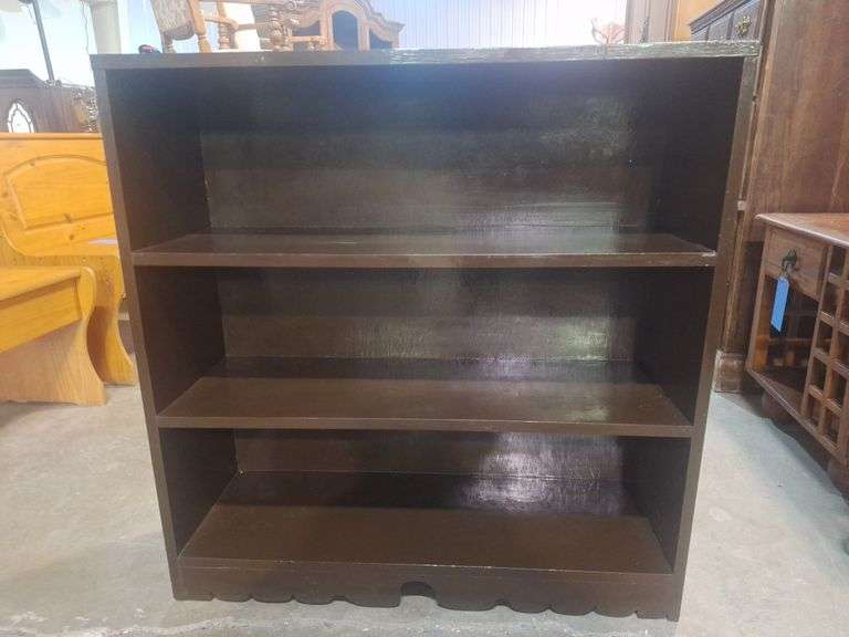 Brown Wooden Book Case