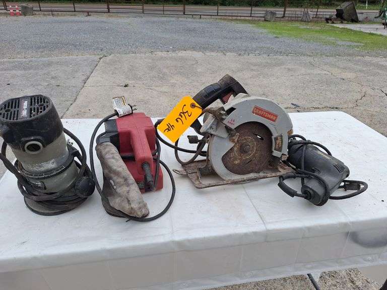 Skilsaw + Router + Beltsander & drill all one money