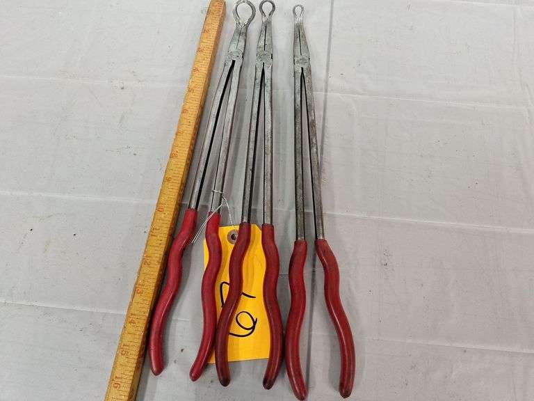 (3) Mac Hose Clap Pliers