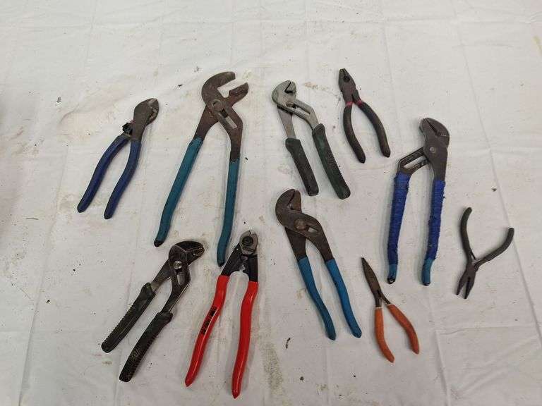 Lot of Pliers & Chanellocks all one money