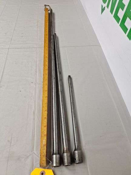 (3) Matco 1/2 to 3/8 Drive Transmission Extensions