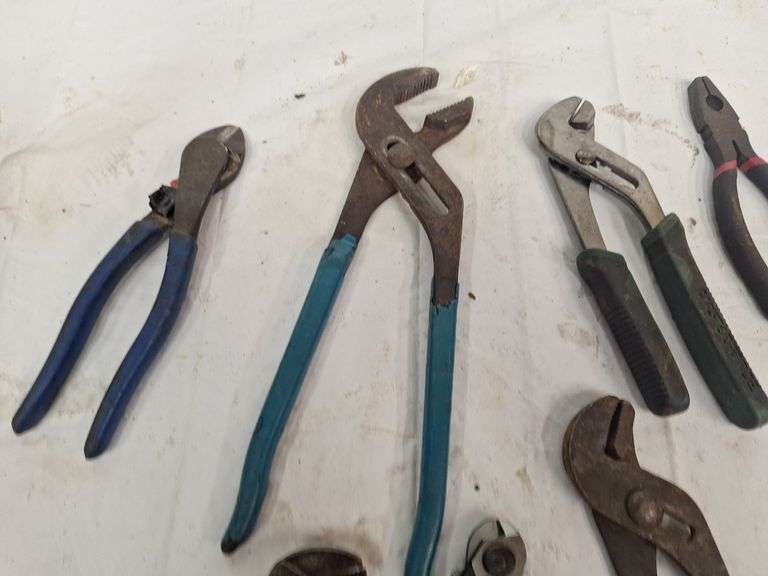 Lot of Pliers & Chanellocks all one money