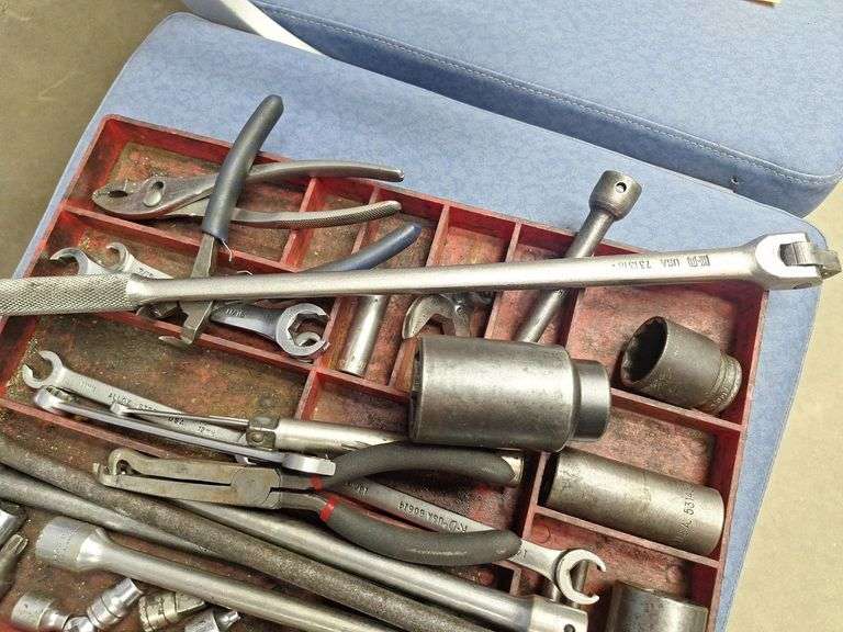 Tray of USA made Tools all one money