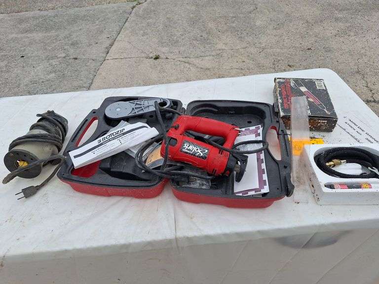 Rotozip & Rockwell router with Mirco Die Grinder all one money