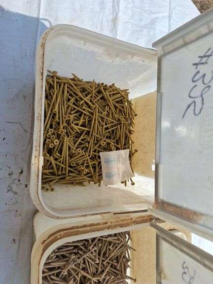 (2) Buckets of 3x9 Exterior Screws