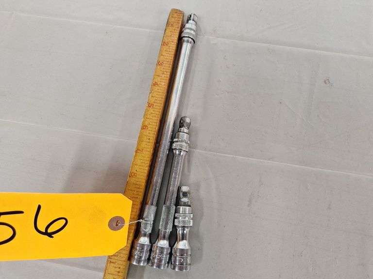 (3) Snap-On 1/2  locking Extensions set
