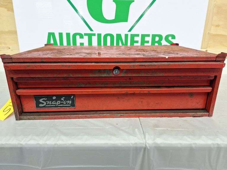 Metal Snap-On Toolbox