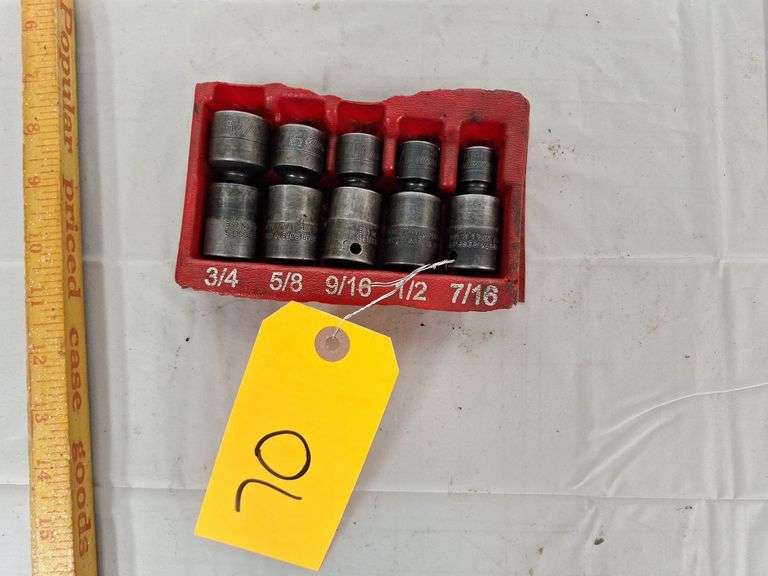 Snap-On 3/8 Standard Swivel impact sockets