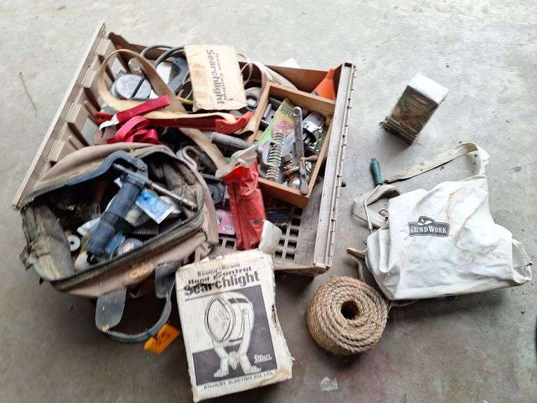 Tray of Mis Supplies & Tools