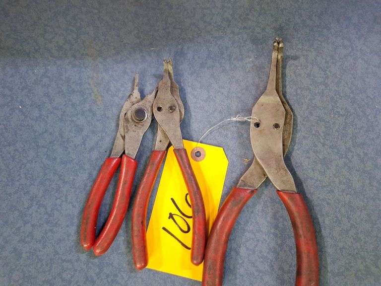 (3) Snap-On Snap Ring Pliers