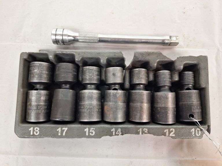 Snap-On 3/8 Metric Swivel impact sockets