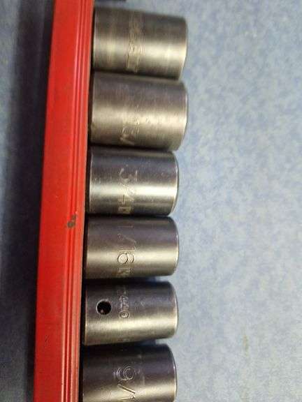 (3) 1/2 Drive Mixed Impact Sockets & Breaker Bar all one money