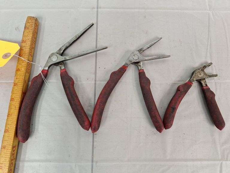 (3) Mac Pistil Grip Pliers