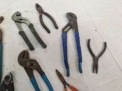 Lot of Pliers & Chanellocks all one money