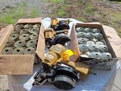 (3) Coiled Air Nail Guns & (2) Boxes of Coiled Nails