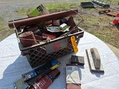 Basket of Sanding Blocks & All kinds of Sanding Paper