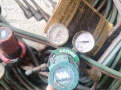 Torch Hose with Torch heads & Gauges (looks to be 50ft)