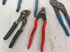 Lot of Pliers & Chanellocks all one money