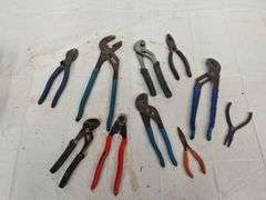 Lot of Pliers & Chanellocks all one money